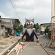 Image for article titled In Ecuador, insane giant sculptures of The Hulk and Hellboy invade on New Year's Eve